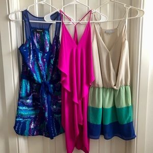 Naked Zebra Lulus dress bundle